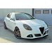 Накладка сплиттер на передний бампер на Alfa Romeo Giulietta